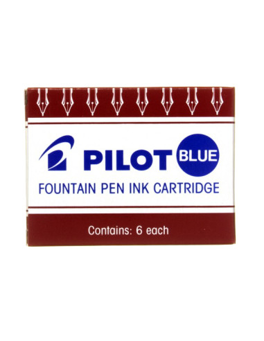Cartuchos Pilot Tinta Azul