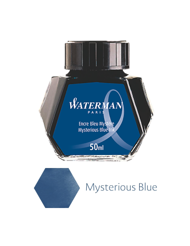 Tintero Waterman Azul Negro - 50ml