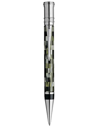 Bolígrafo Parker Duofold Pearl Check Green PT
